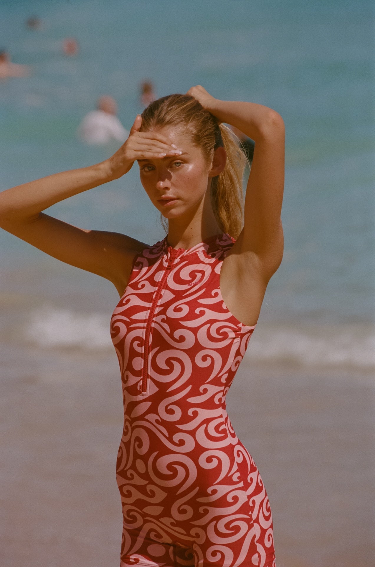 Joyce Archipelago-Pink - One-Piece Swimsuit | Abysse