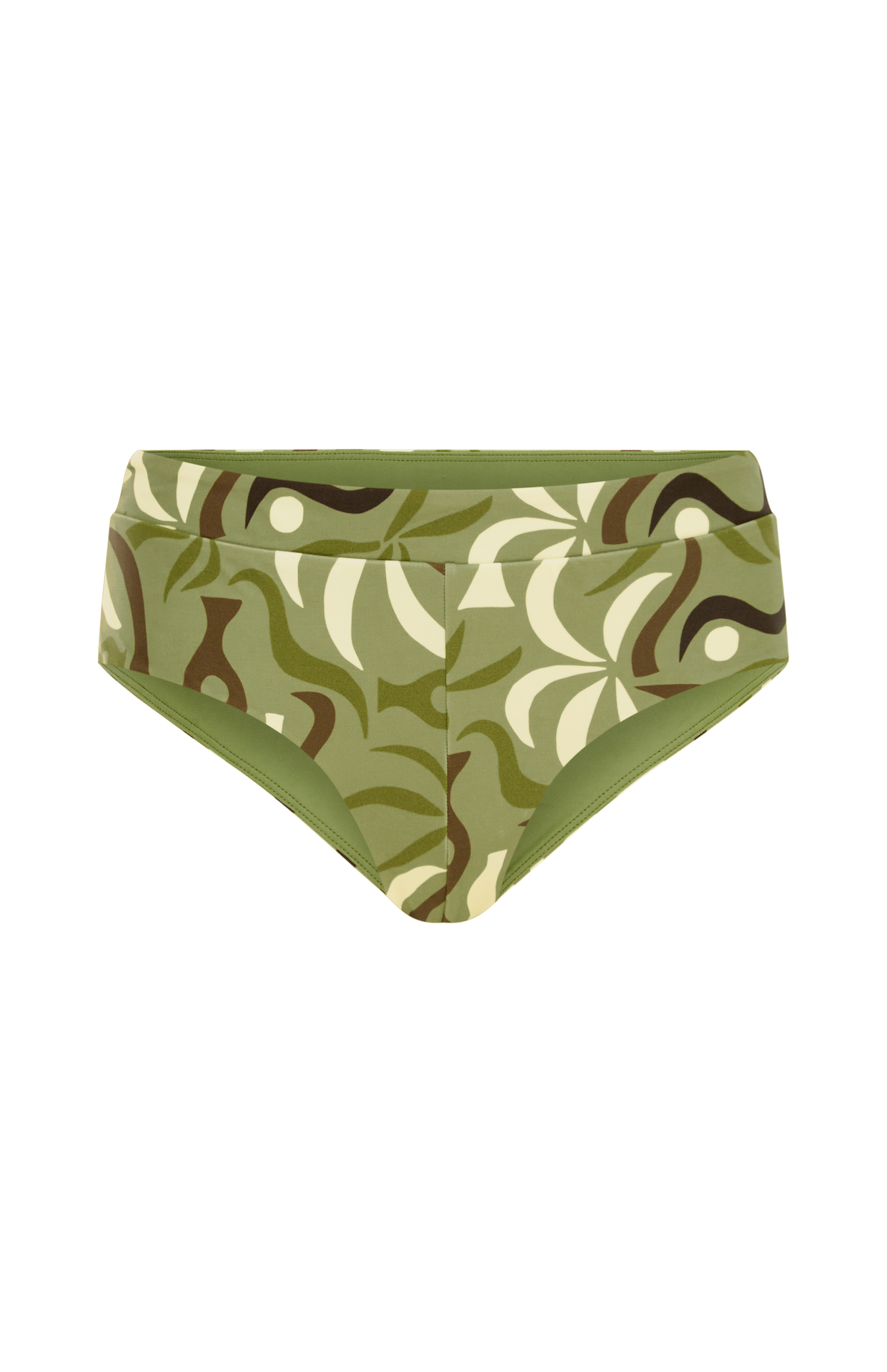 Malia Bikini Bottom -Canopy Print | Eco-Friendly Swimwear