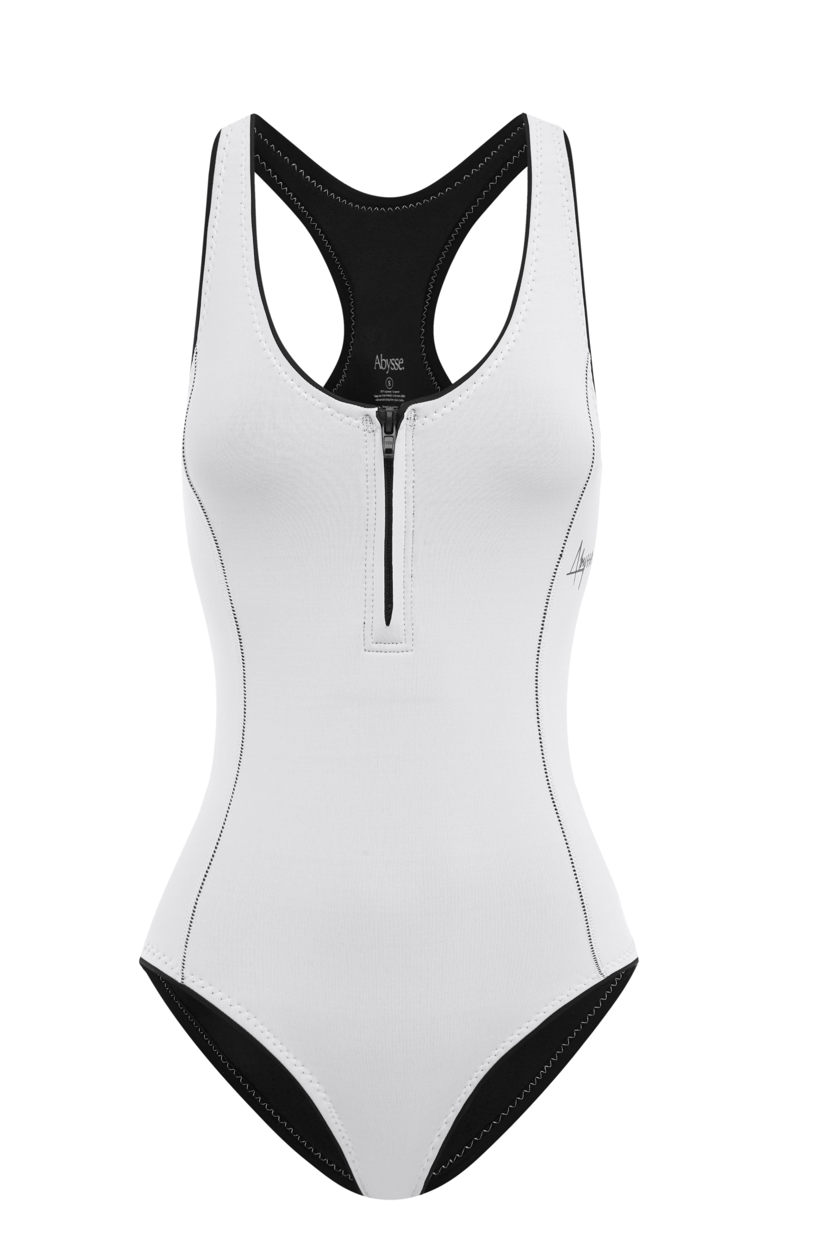 Elle One-piece Foam White - 2mm-Abysse Australia