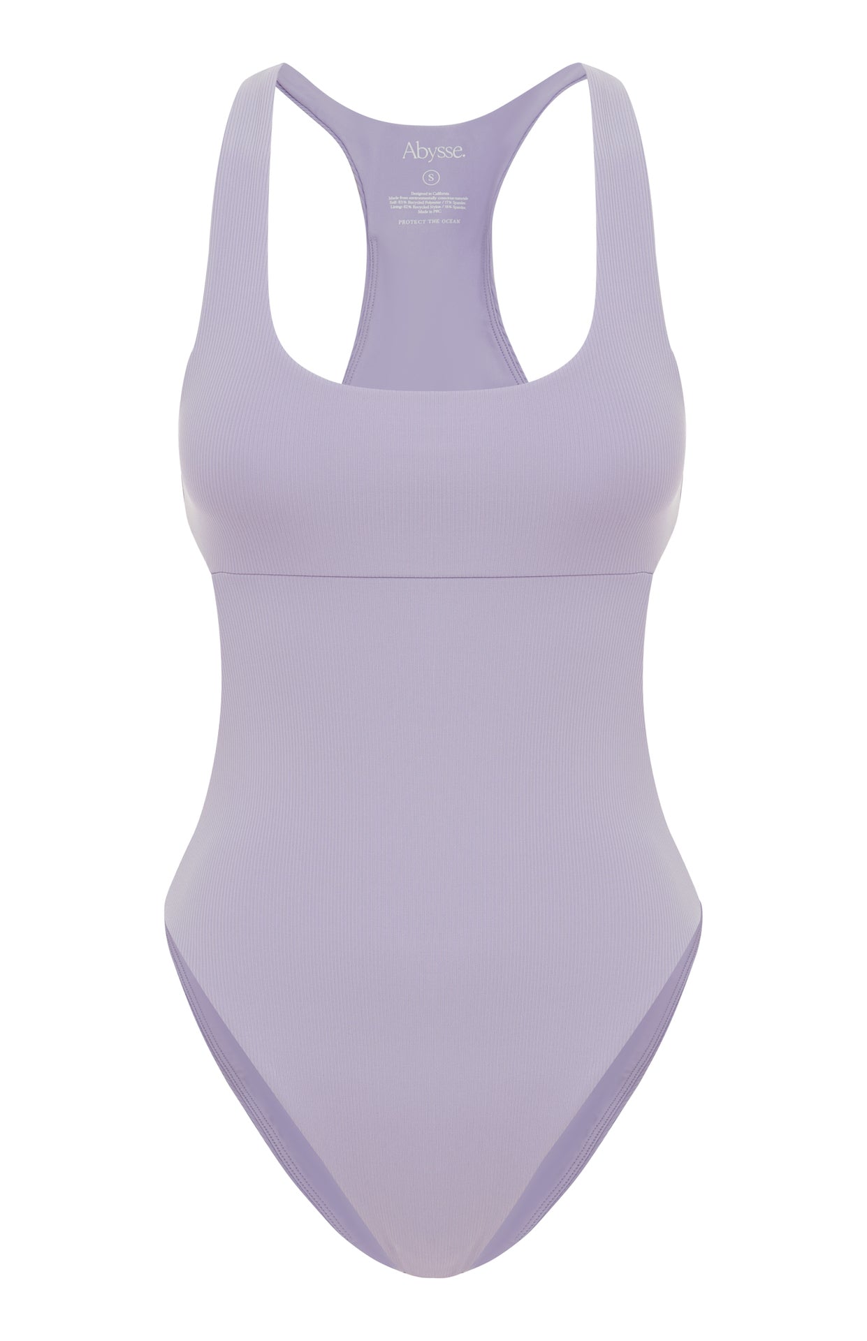 Margo | High Waisted 90's Bikini Bottom - Lilac Made from Recycled Material