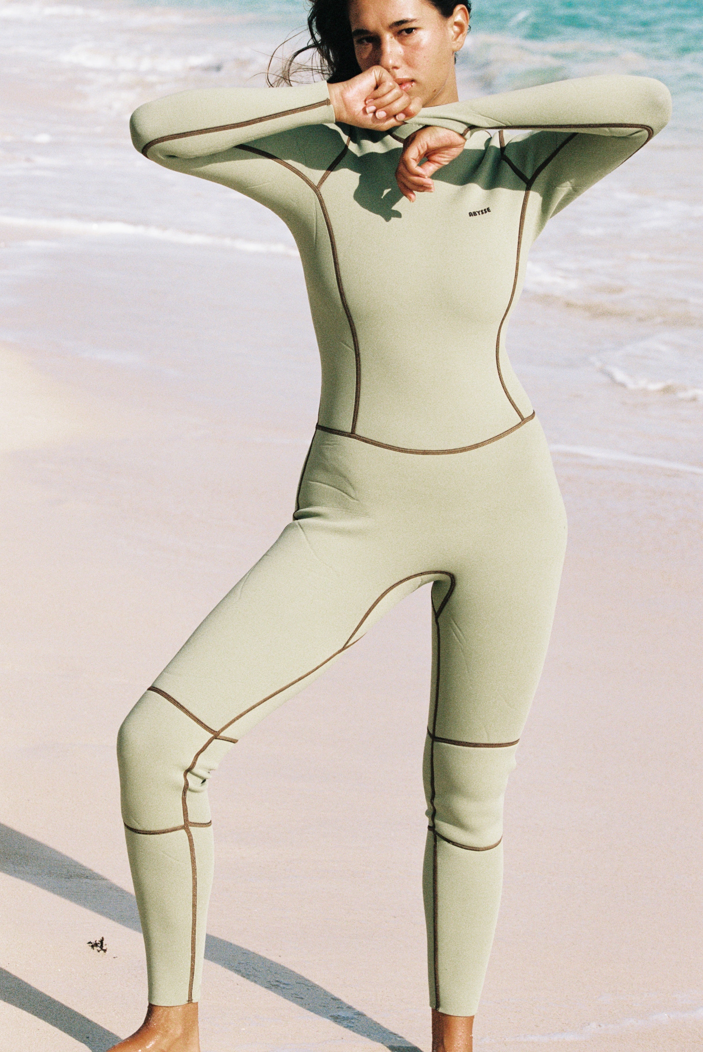 Clark | Women Full Wetsuit - Aloe - 2mm Eco Neoprene