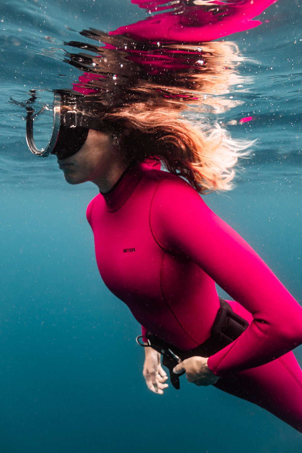 Clark | Womens Full Wetsuit - Pitaya- Fushia-  3mm GBS Surf Suit