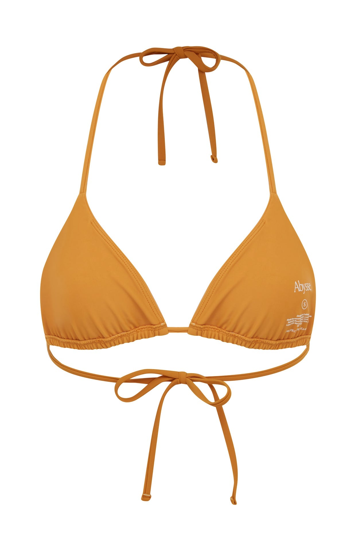 Maya Bikini Top - Papaya | Sustainable swimwear