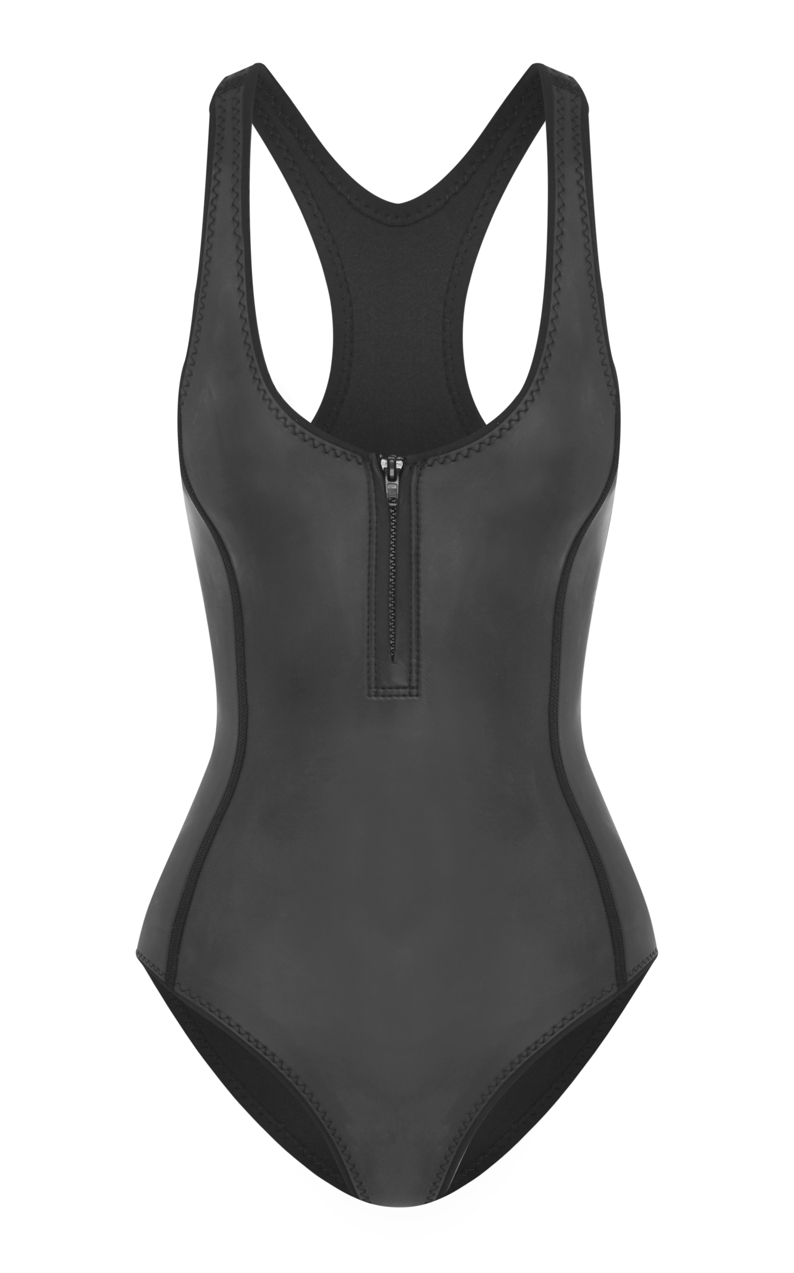 Abysse Elle Black Neoprene Bikini One-piece