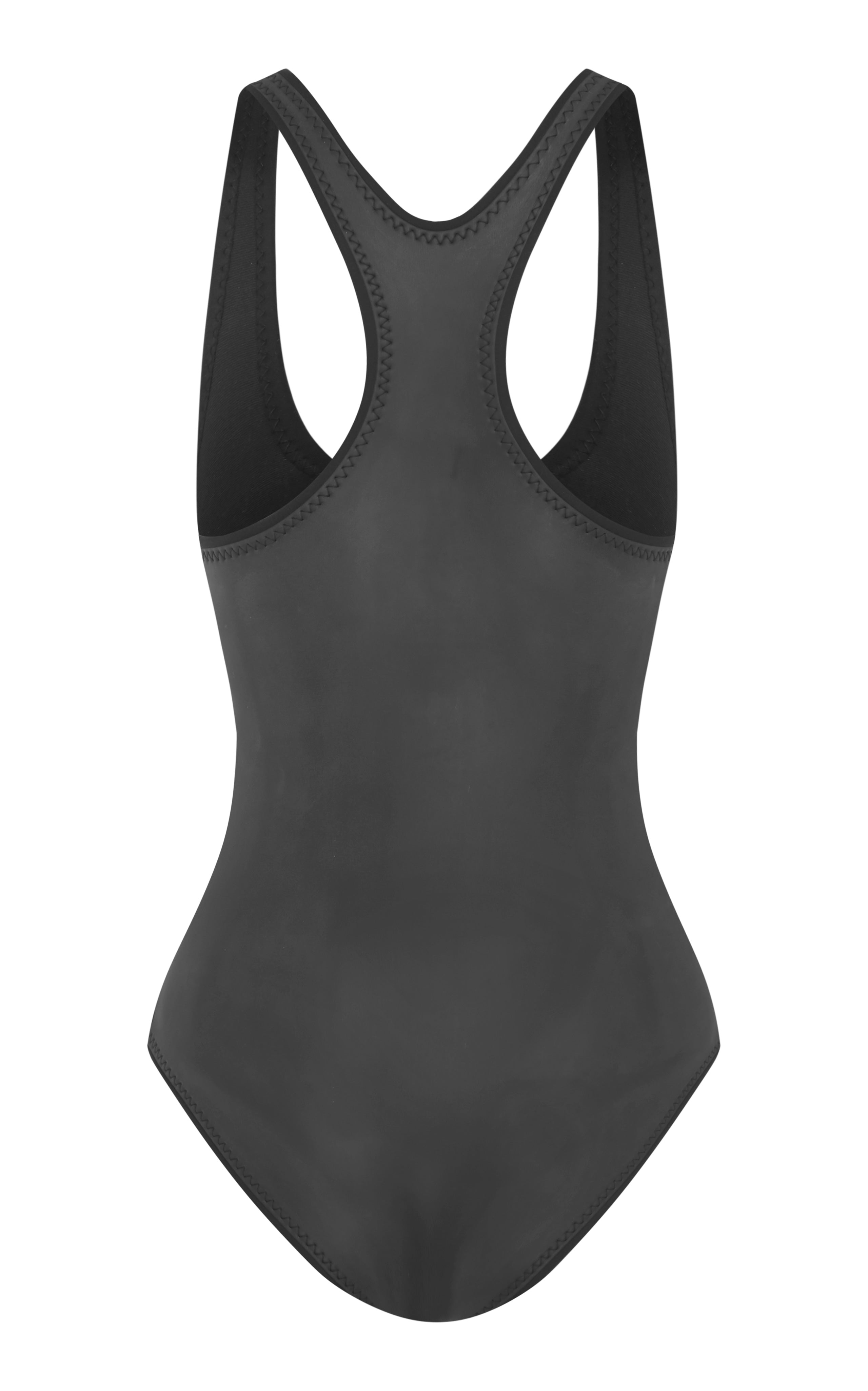 Abysse Elle Black Neoprene Bikini One-piece back
