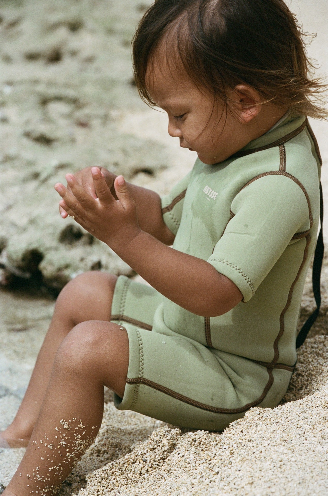 Honu Mini Springsuit - Aloe | Sustainable Swimwear Brand