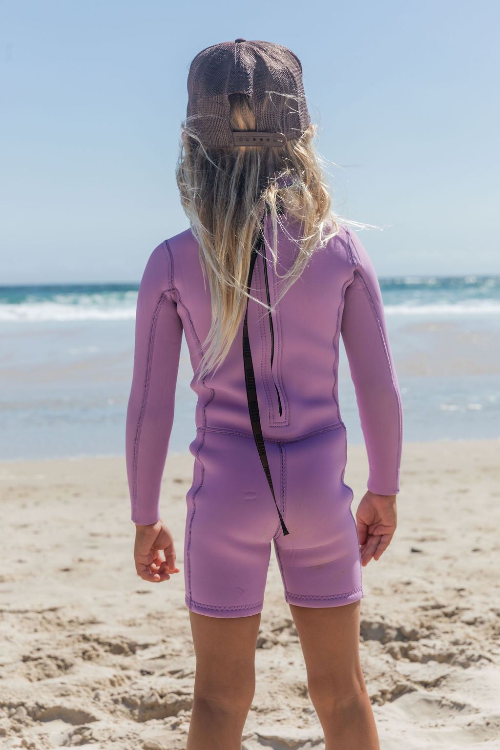 Humu Mini Springsuit - Dusty lavender - Ecoprene