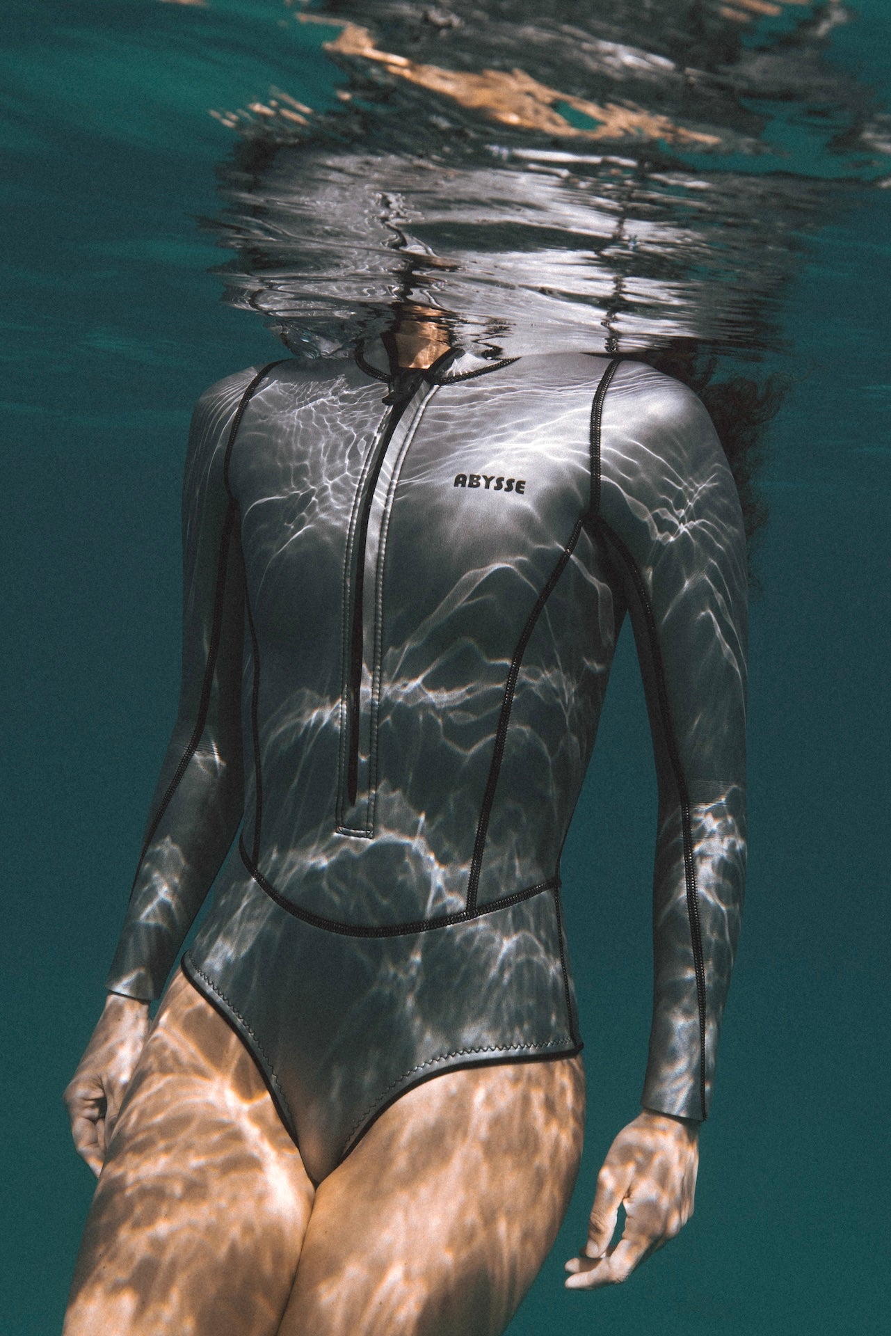 Lotte | Long Sleeve Spring Suit Silver - 2mm Eco Neoprene