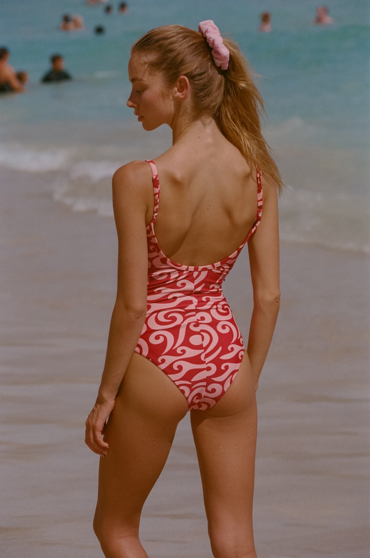 Taylor Archipelago-Pink - One-Piece Swimsuit | Abysse