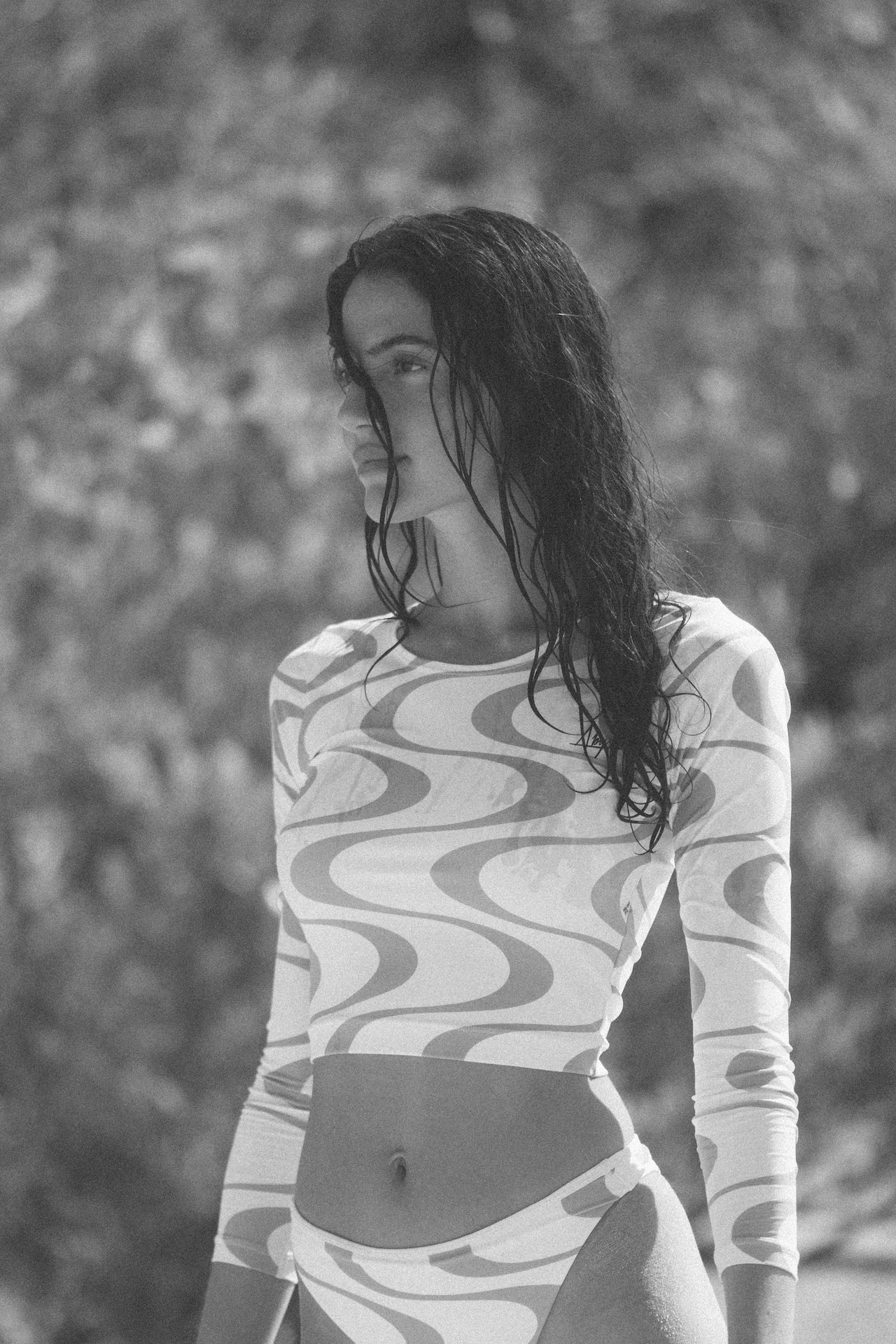 Poppler top Rash Guard - Ray