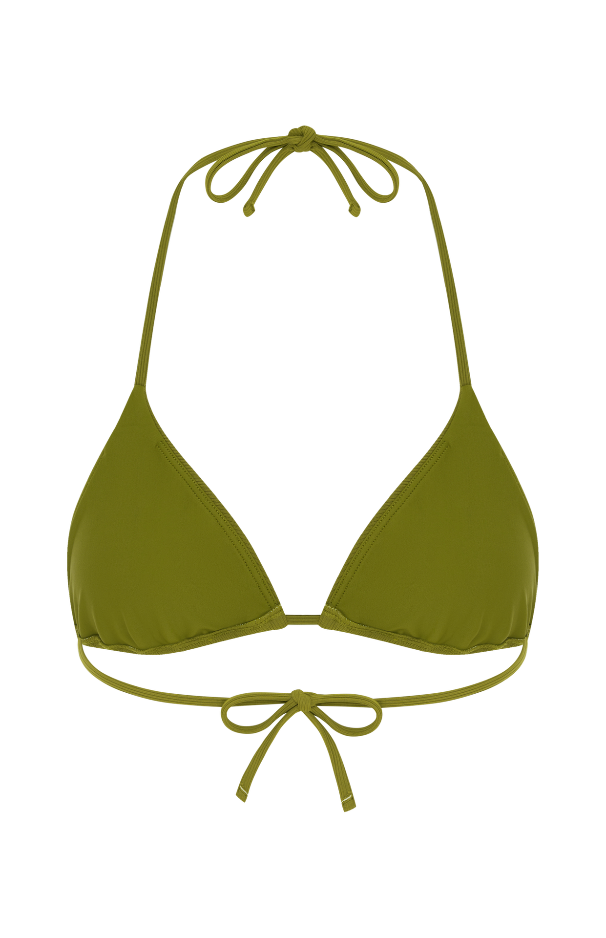 Maya Top - Palm Rib | Eco-Friendly Swimwear| Classic triangle