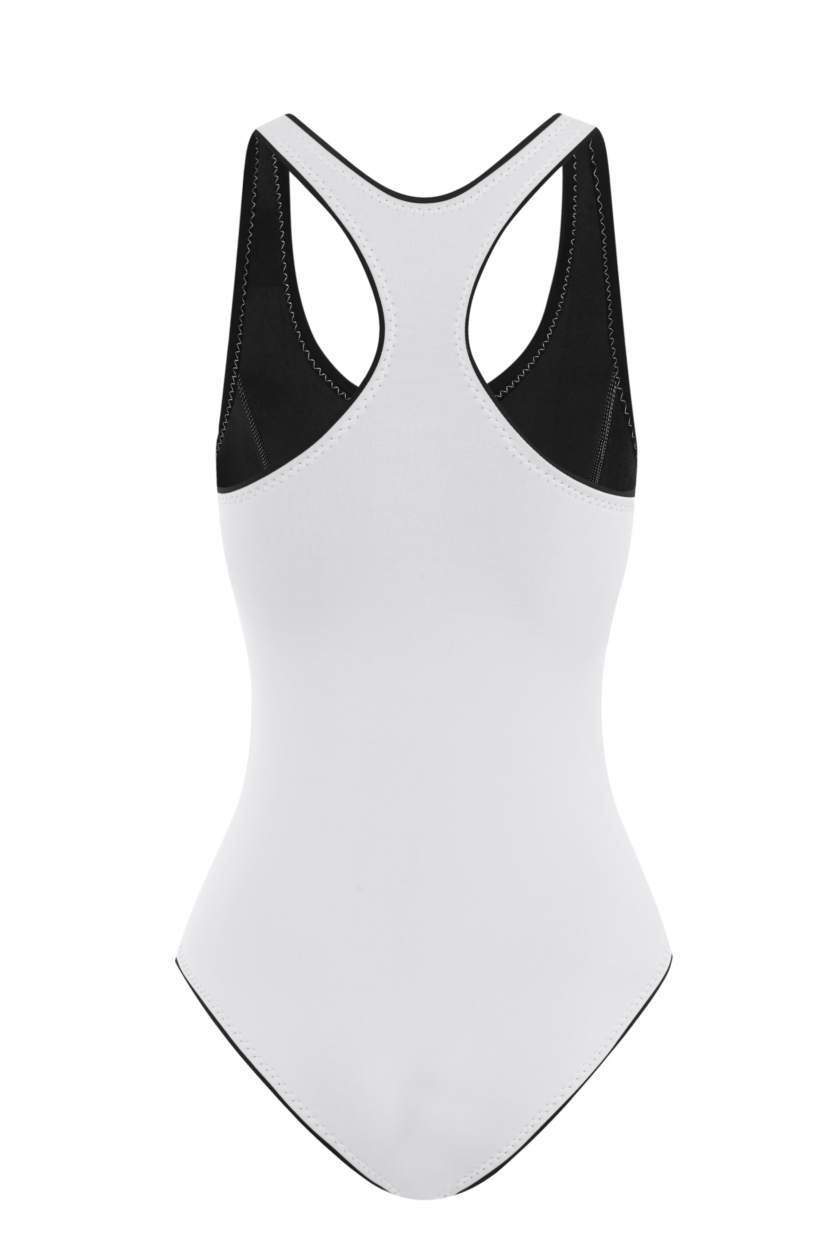 Elle One-piece Foam White - 2mm-Abysse Australia
