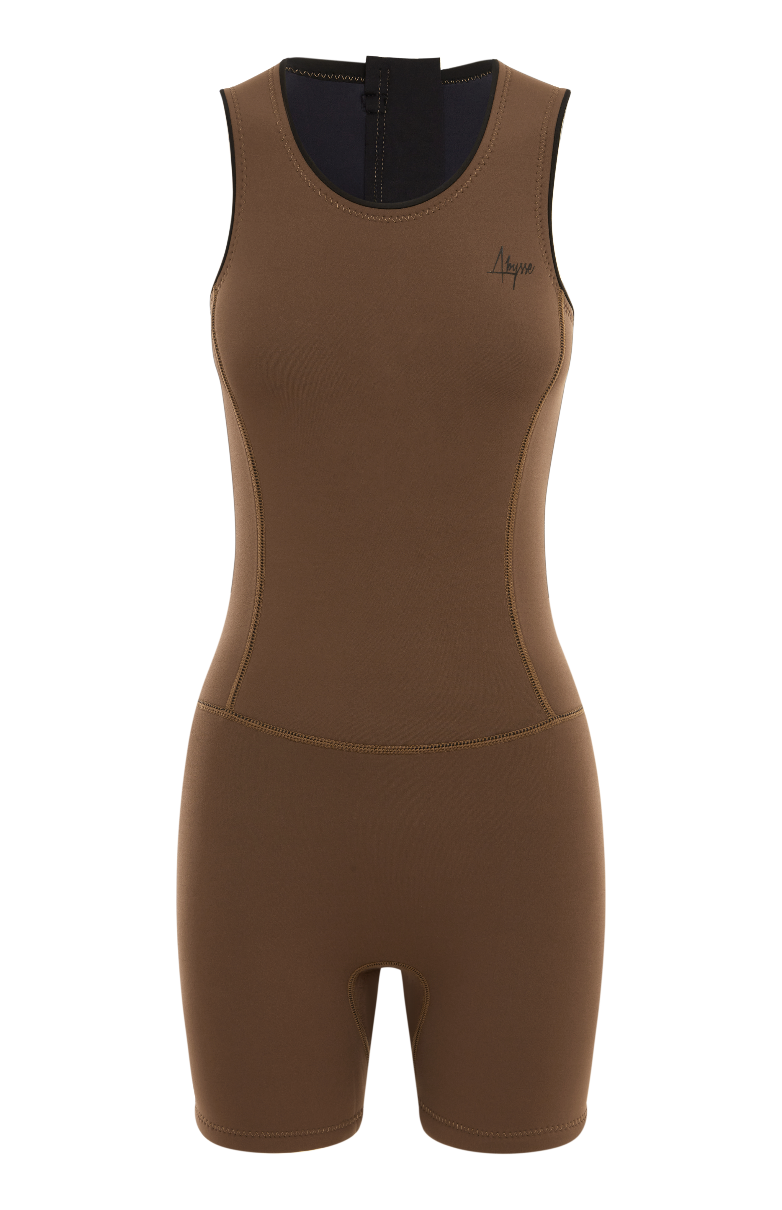 Fraser Short Jane Springsuit Reef Brown - 2mm Eco Neoprene-Abysse Australia