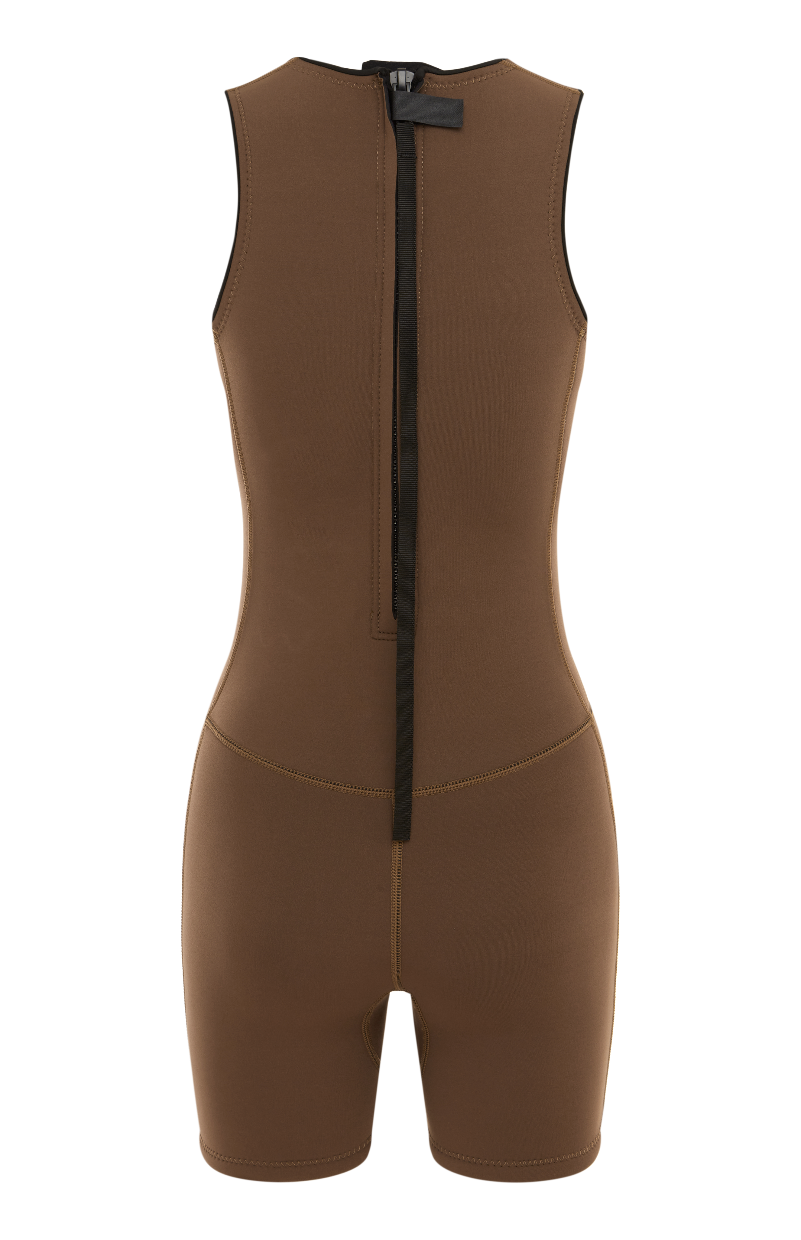 Fraser Short Jane Springsuit Reef Brown - 2mm Eco Neoprene-Abysse Australia