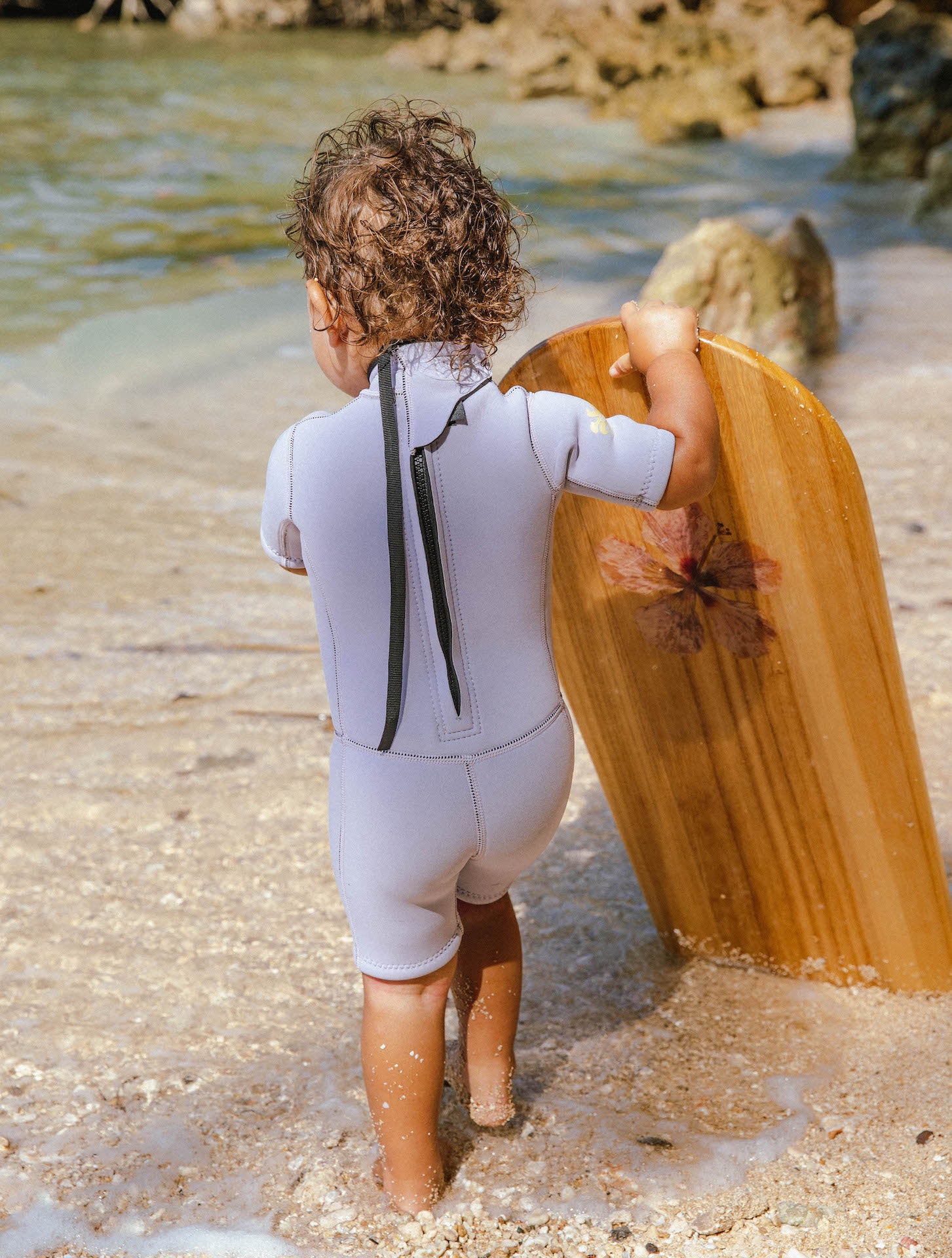 Honu Mini Springsuit - Lilac- Ecoprene