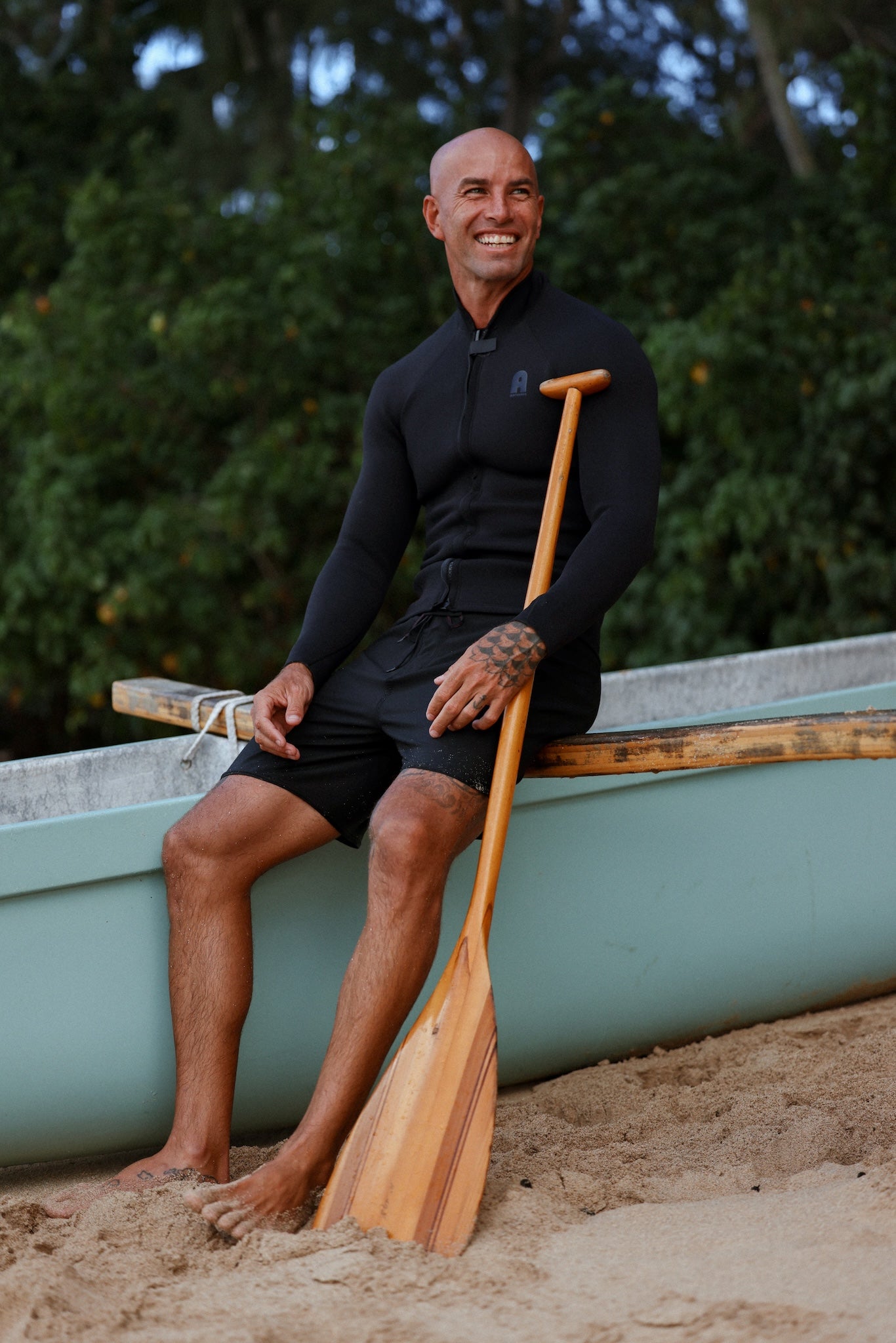 Buttons Front Zip Vest Black 2/2 mm