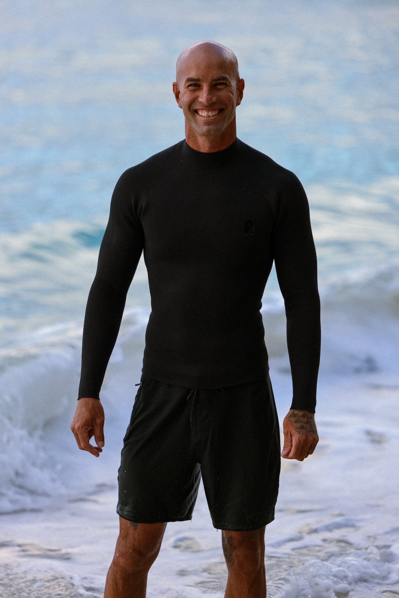 Buzzy Back Zip Top Black 2/2 mm