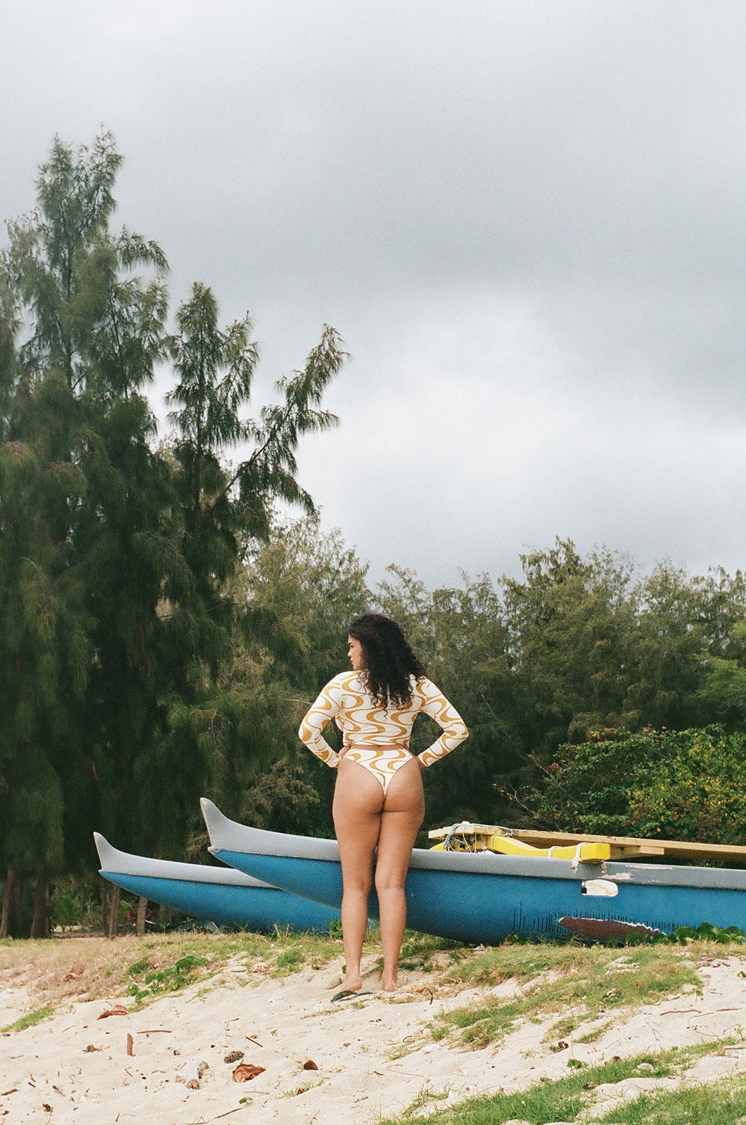 Poppler top Rash Guard - Ray