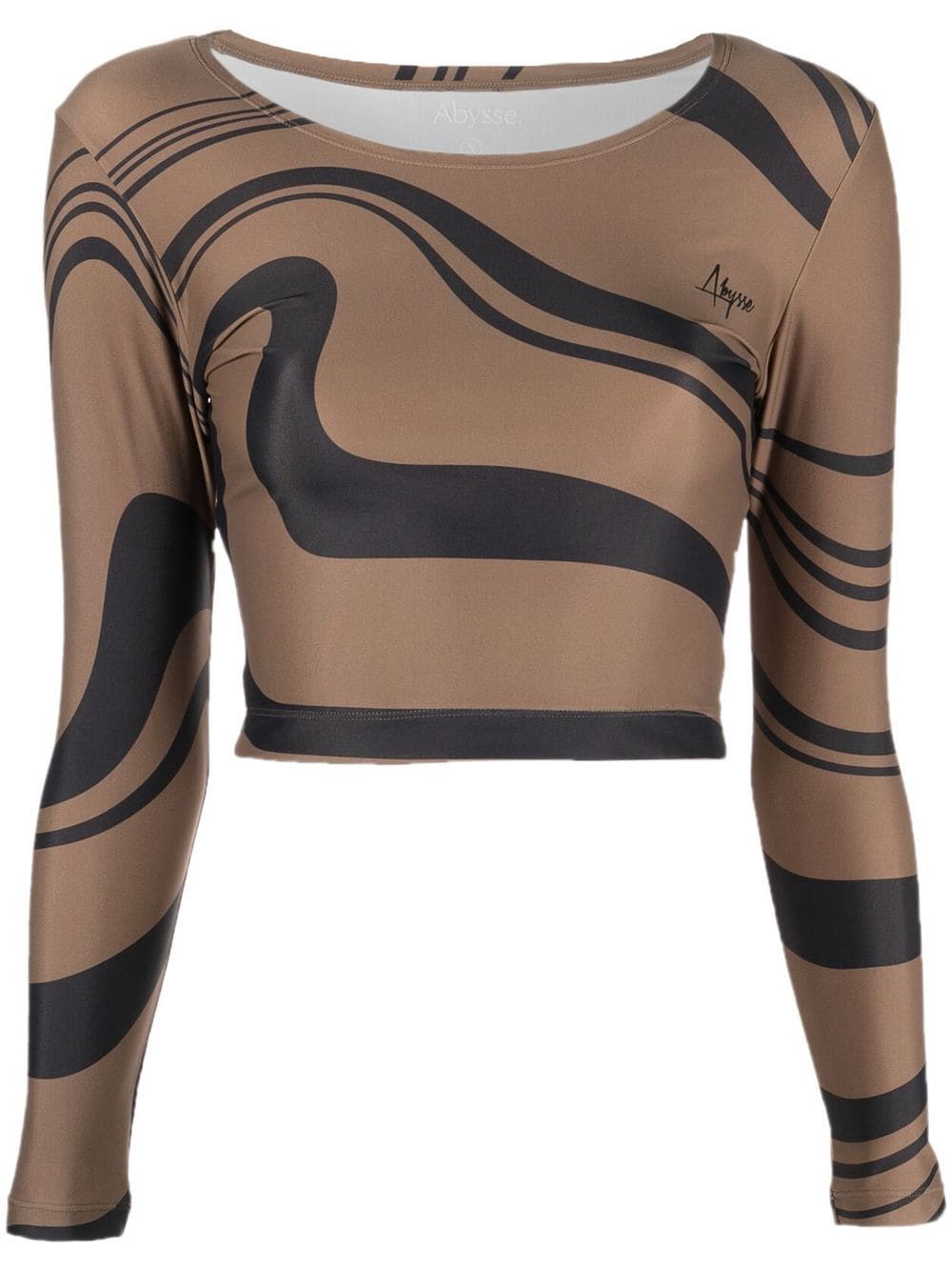 Poppler | Rash Guard - Volcano Print Made from Recycled Material
