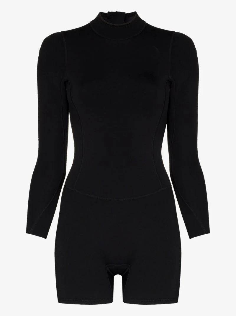 Dottie | Womens Shorty Wetsuit  - Black 2mm Eco friendly Neoprene