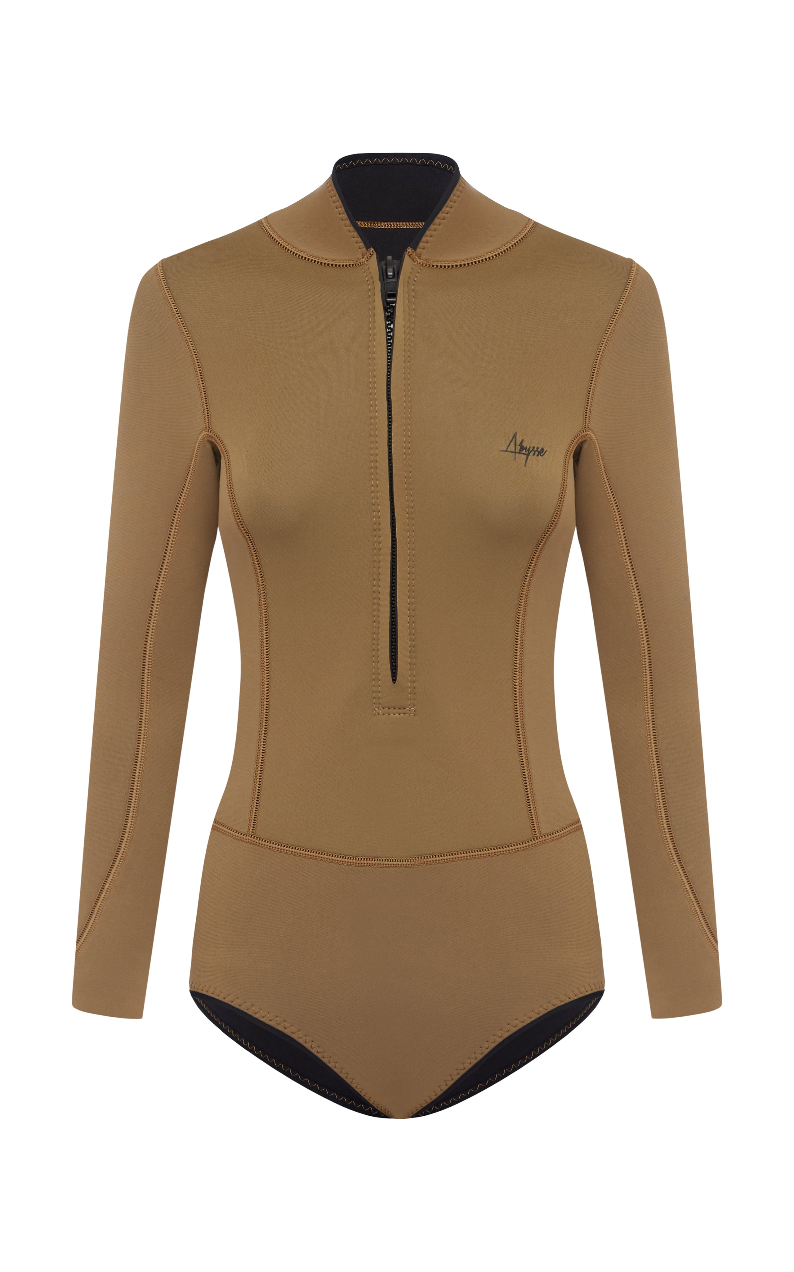 Lotte Mocha Women's Long-Sleeve spring suit  flat lay | ABYSSE