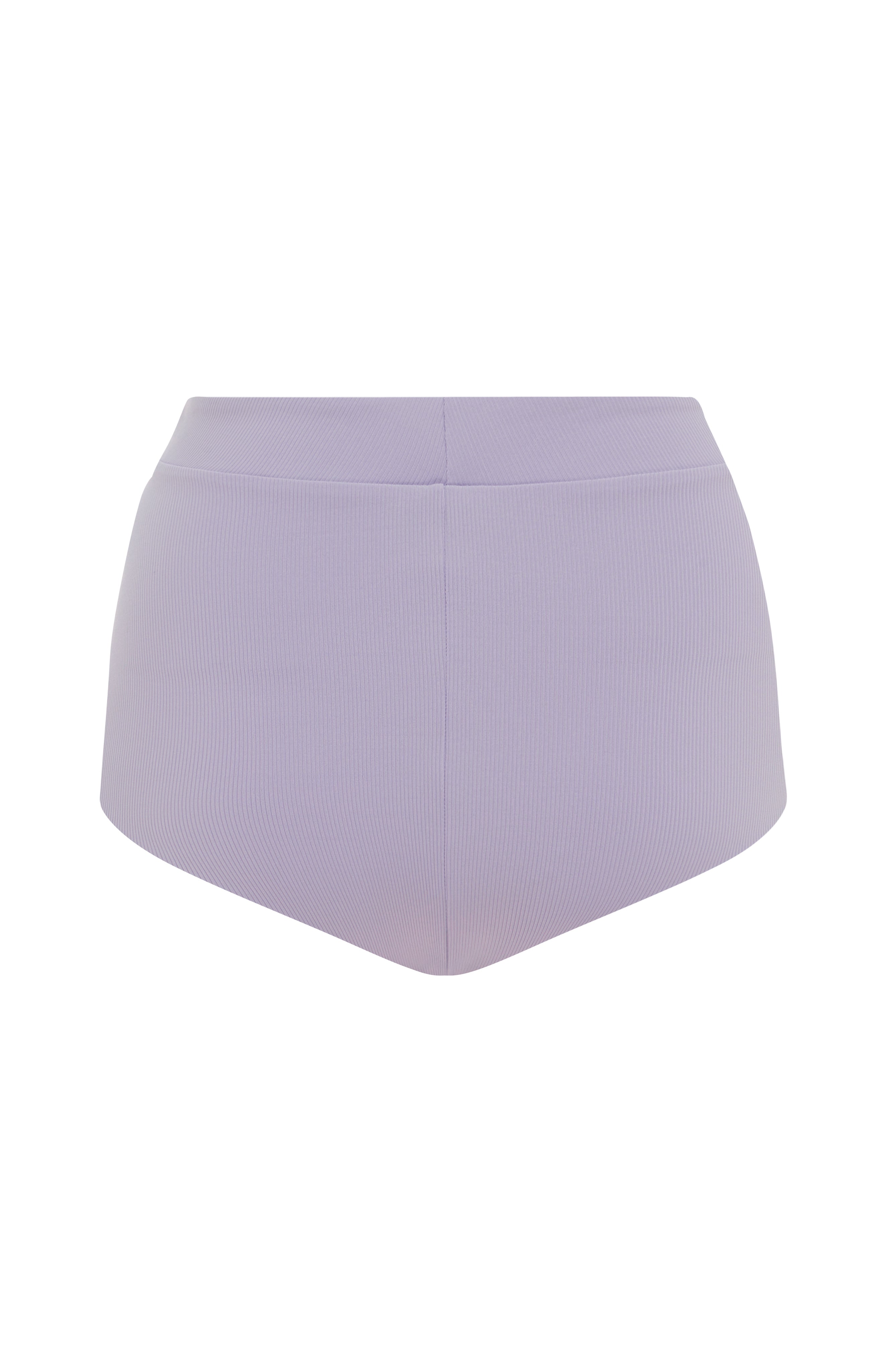 Hoffman Bikini Shorty - Lilac Rib - sustainable swimwear