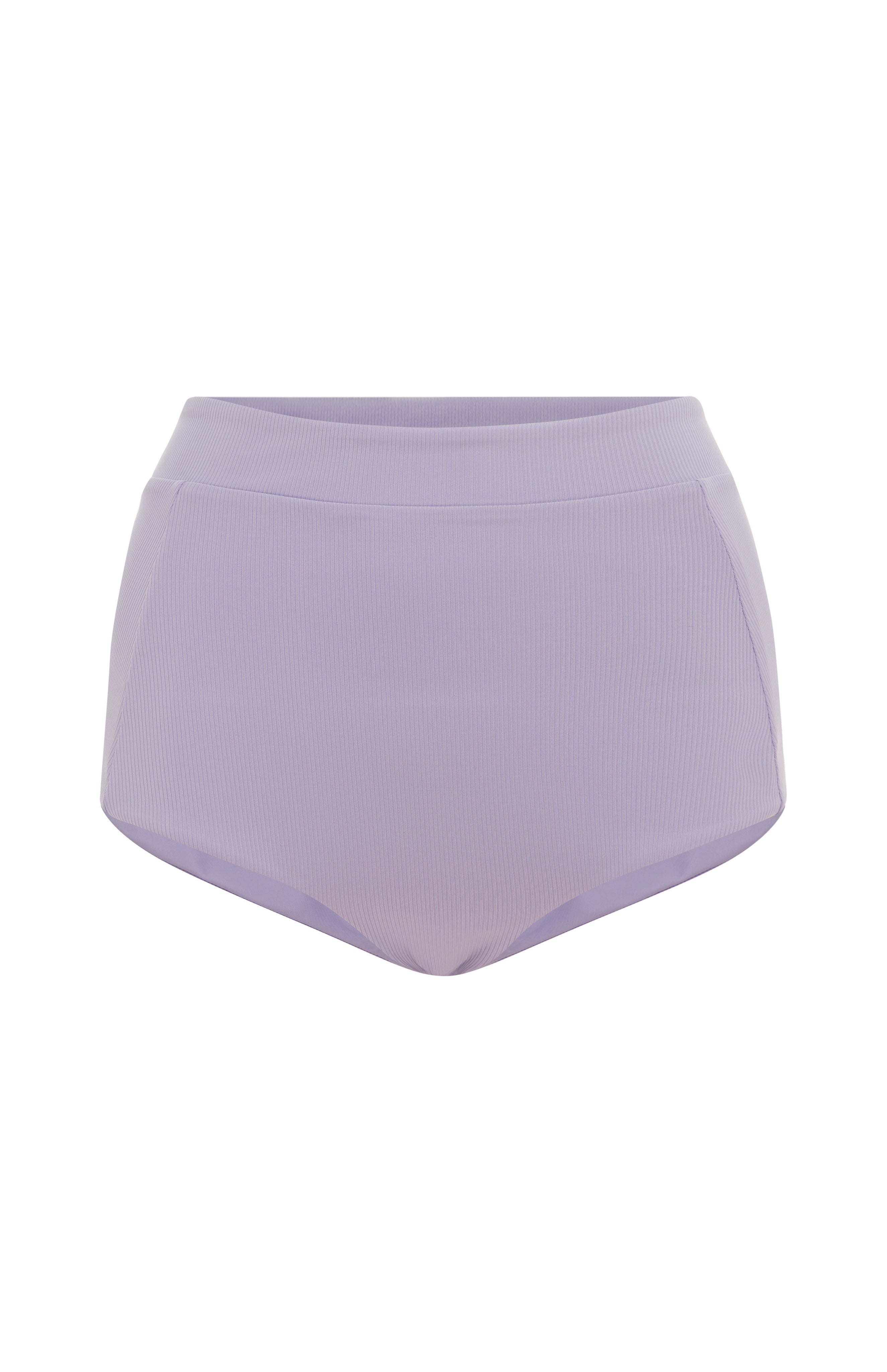 Hoffman Bikini Shorty - Lilac Rib - sustainable swimwear