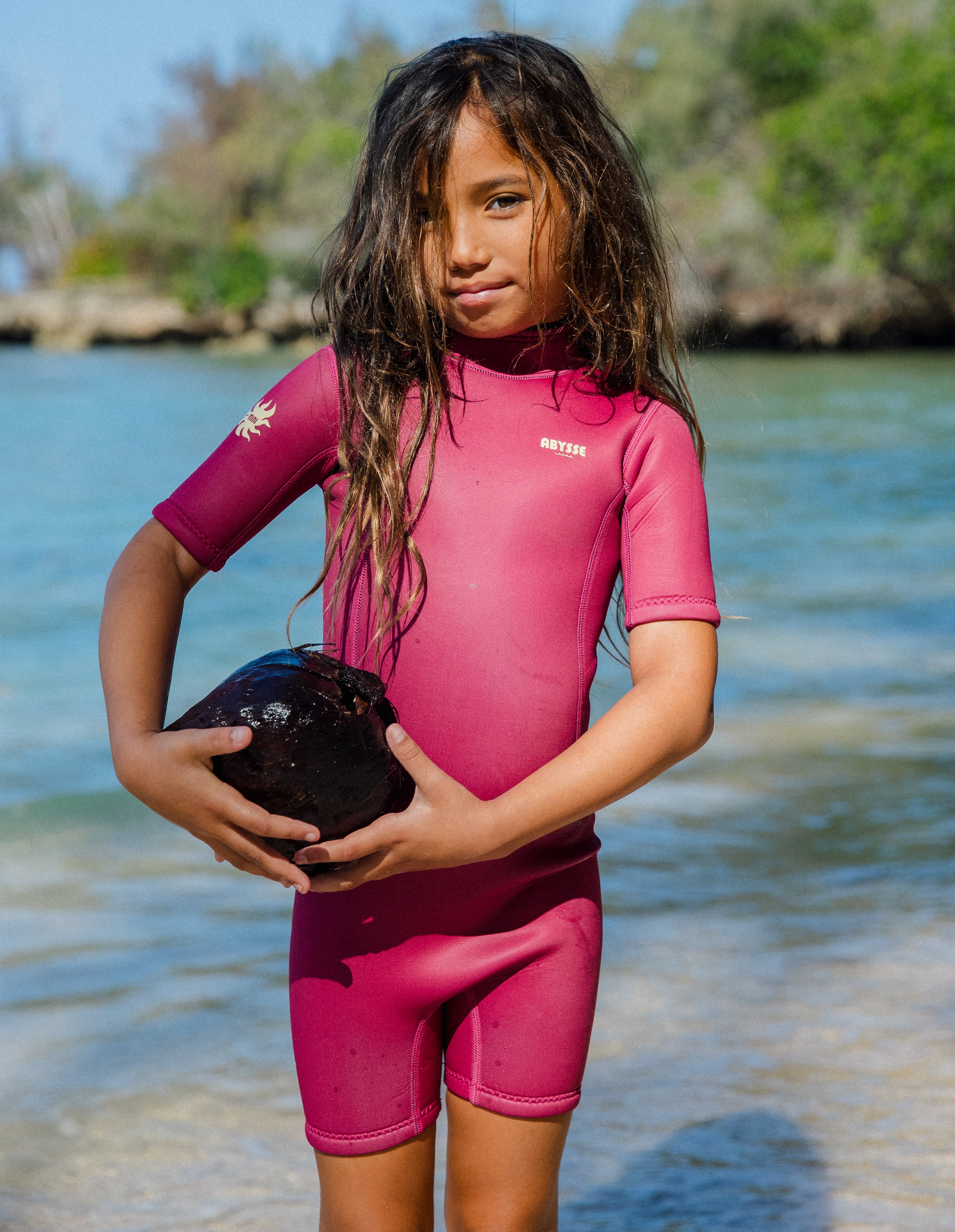 Honu Mini Springsuit - Pitaya - Ecoprene