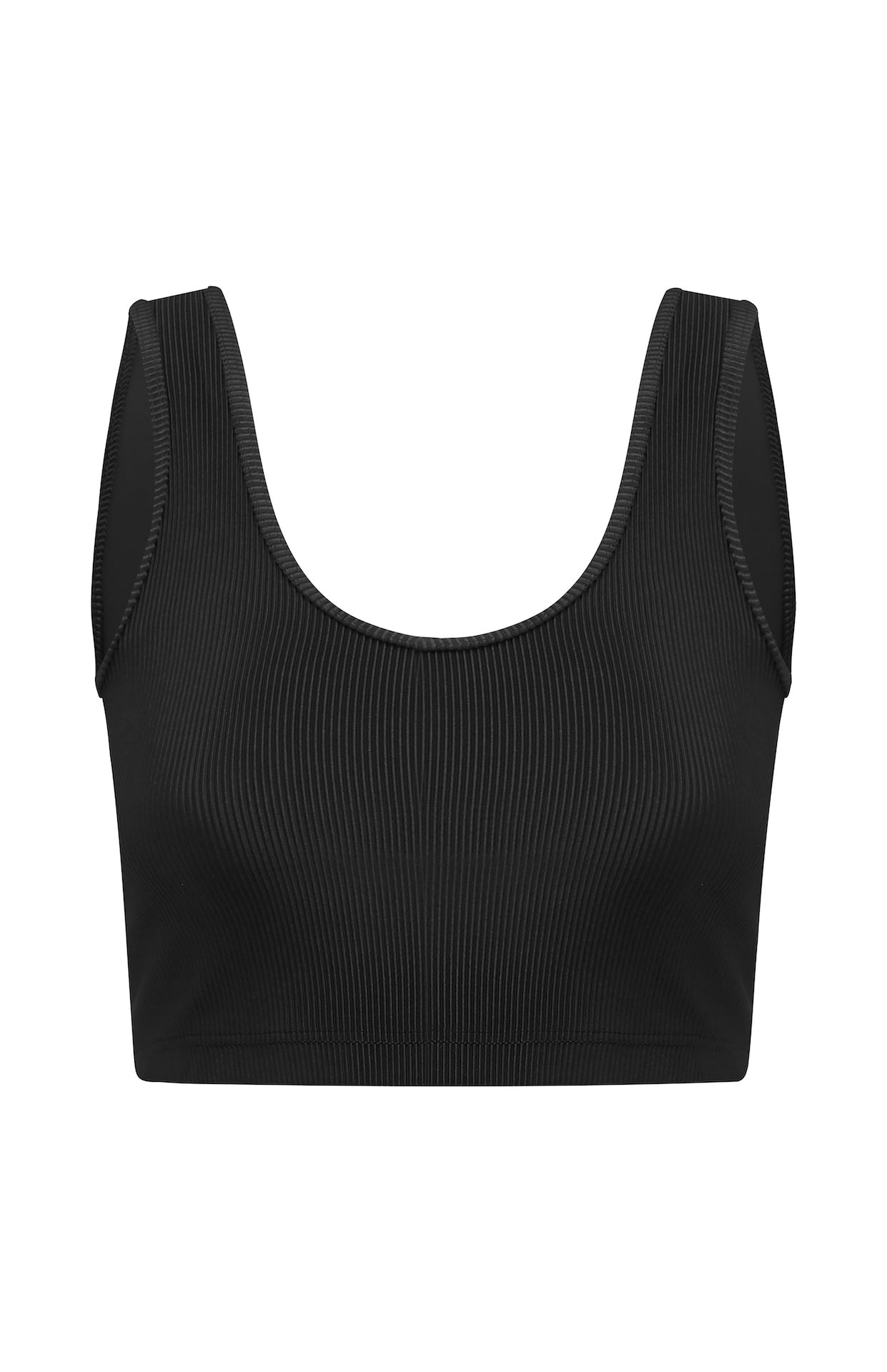 Mary Lou Top - active top with shelf bra integrated - Jet-rib