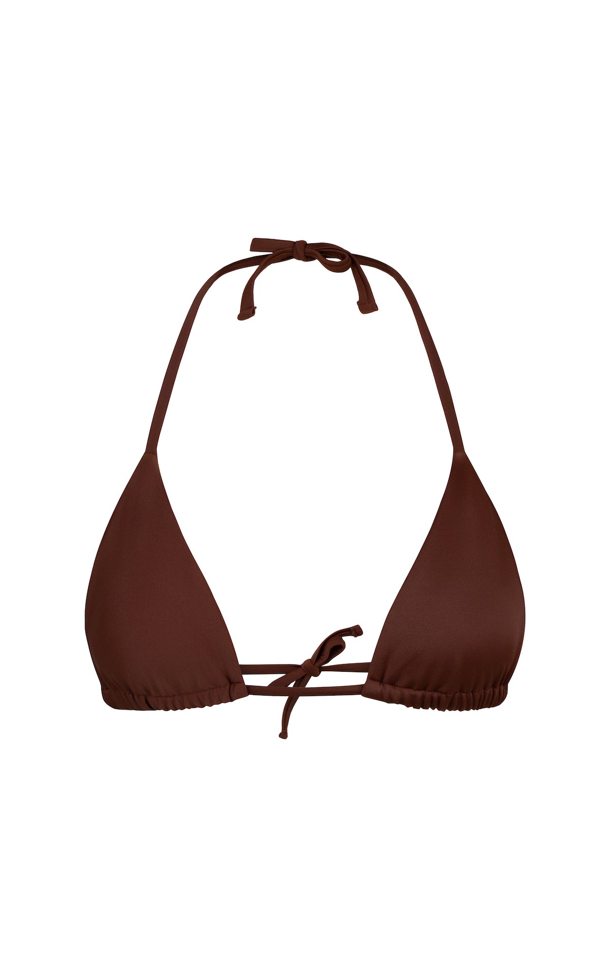 Maya | Triangle Top Bikini - Reef- Chocolate| ABYSSE (Free Shipping in USA)