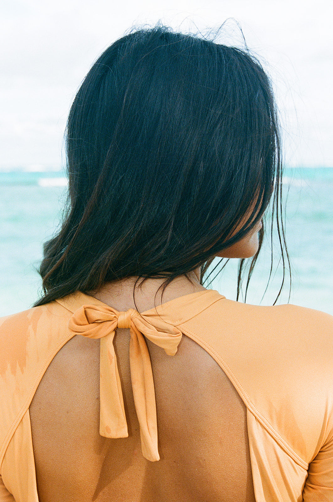 Billie - Papaya-Abysse AustraliaBillie Surfsuit - Papaya | Sustainable swimsuit