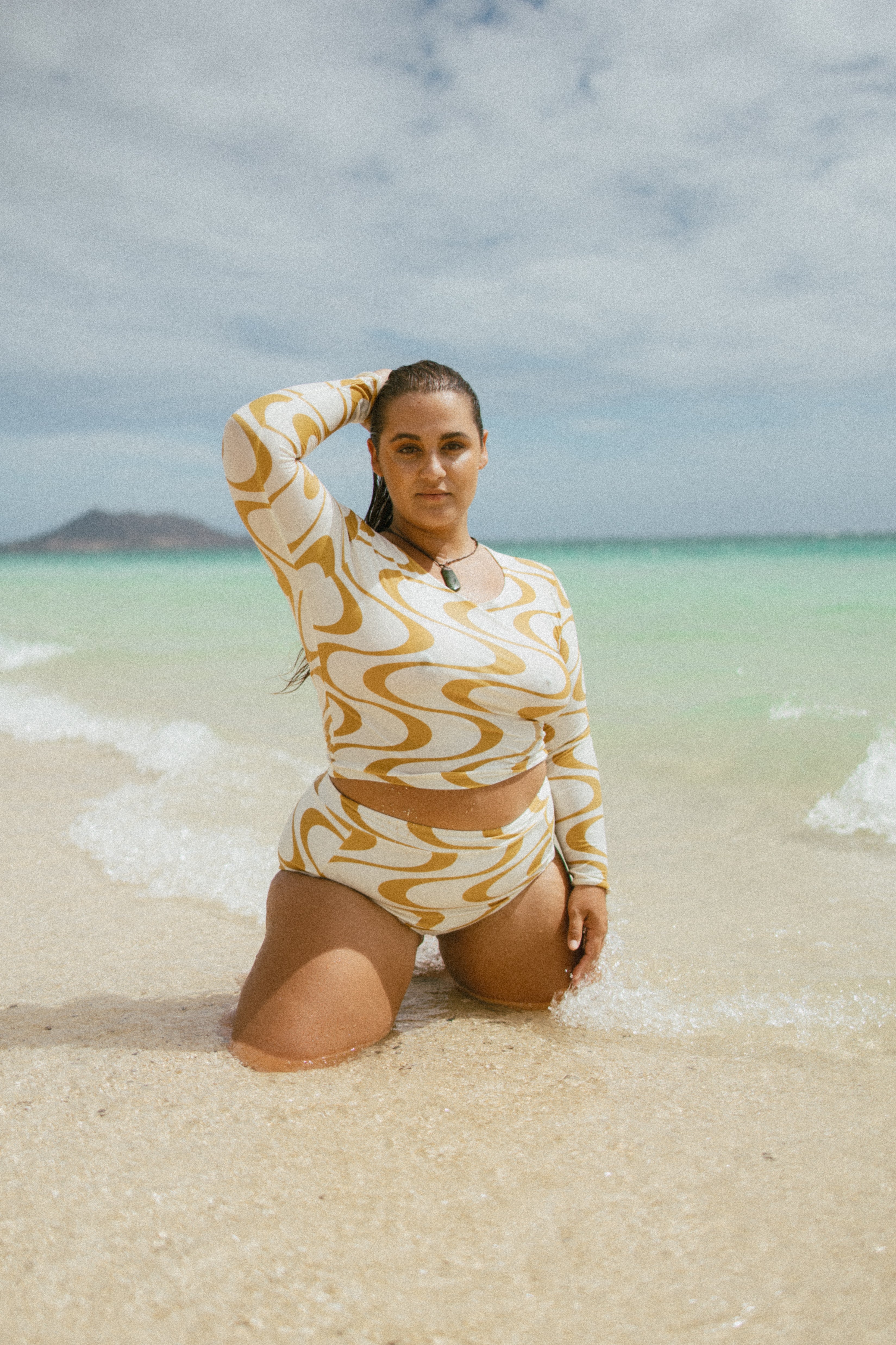 Hoffmann Short Ray Print Made from Recycled Material | ABYSSE